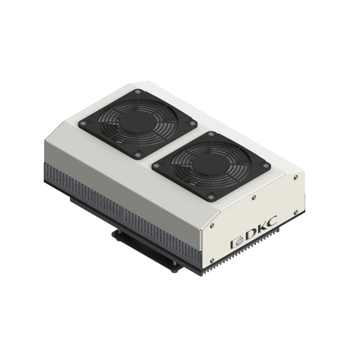 DKC EUROPE - Raffreddatore termoelettrico Peltier da 100W, 24Vdc - Capacità di raffreddamento efficiente.
