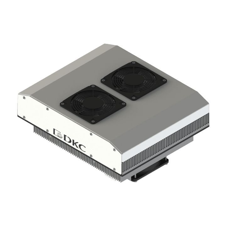 DKC EUROPE - Raffreddatore termoelettrico Peltier da 200W, 24Vdc - Capacità di raffreddamento efficiente.