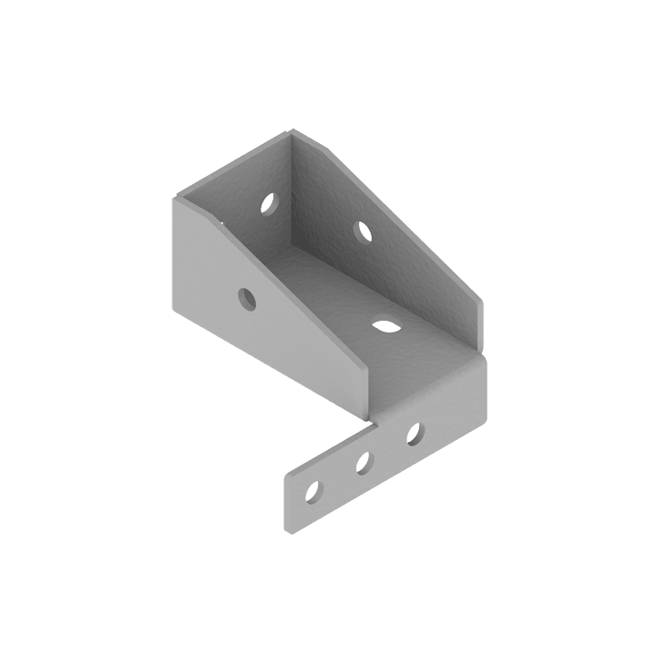 DKC EUROPE - Squadrette fissaggio montanti rack, confezione 4 pezzi (4pz)