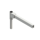 DKC EUROPE - Adattatore angolare a 90 gradi per tubo rettangolare 60x40 e tubo diametro 48 mm ADATT ANG 90 60X40/TUBO DIAM. 48