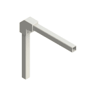 DKC EUROPE - Adattatore angolare 90 per tubo quadro 50x50 ADATT ANG TUBO QUADRO 50X50.