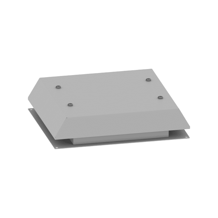 DKC EUROPE - Torrino di estrazione ventilata con singola ventola, portata d'aria 520m3/h, 230V 50/60Hz.