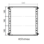 DKC EUROPE - Telaio modulare struttura 600x600 mm (AxL)