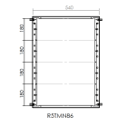 DKC EUROPE - Telaio modulare struttura 800x600 mm (AxL)