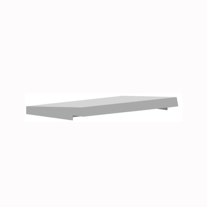 DKC EUROPE - Tetto per protezione cassa e para pioggia CE, dimensioni 600x250 mm.