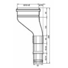 DKC EUROPE - Condotto aria PE/HD con flangia da 298mm per condizionatore da tetto.