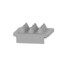 DKC EUROPE - Membrana con 9 ingressi, confezione da 20 pezzi. RAMP09