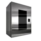DKC EUROPE - Cassa derivazione INOX AISI 304 500x400x250 mm con pannelli cablaggio, porta vetro.