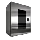 DKC EUROPE - Cassa derivazione 800x600x300 AISI 304 in acciaio inox con pannelli di cablaggio, porta vetro e pannello posteriore.