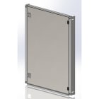 DKC EUROPE - Porta interna per cassa in acciaio inossidabile AISI 304, dimensioni 500x400 mm.