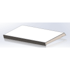 DKC EUROPE - Tetto protezione cassa in acciaio inox AISI 304, dimensioni 400x250 mm.