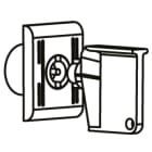 DKC EUROPE - Chiusura a box con inserto aletta doppio pettine diametro 3 mm per casse.
