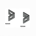 DKC EUROPE - Squadrette di fissaggio universali asola 9x25 mm filetto M8 confezione 10 pezzi SQUADR.FISS.ASOLA+FILET.(10PZ) RZA06