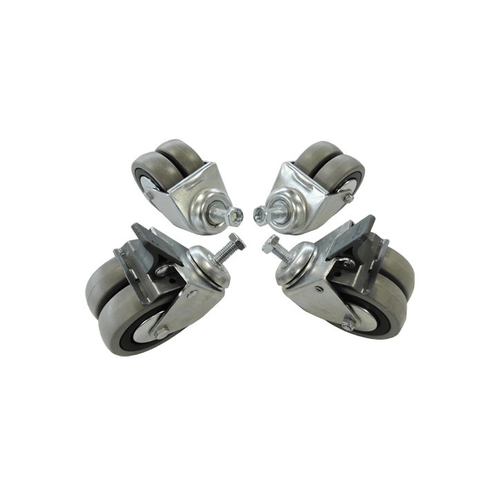 DKC EUROPE - Ruote pivotanti per armadi (4 pezzi) RZA41