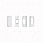 DKC EUROPE - Piastra cieca per pannello porta connettori, confezione 5 pezzi (5pz.)