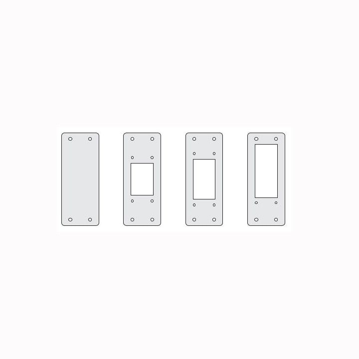 DKC EUROPE - Adattatore per pannello da 24 a 6 moduli, confezione 5 pezzi, PIASTRA DA 24 A 6 POLI (5PZ.)