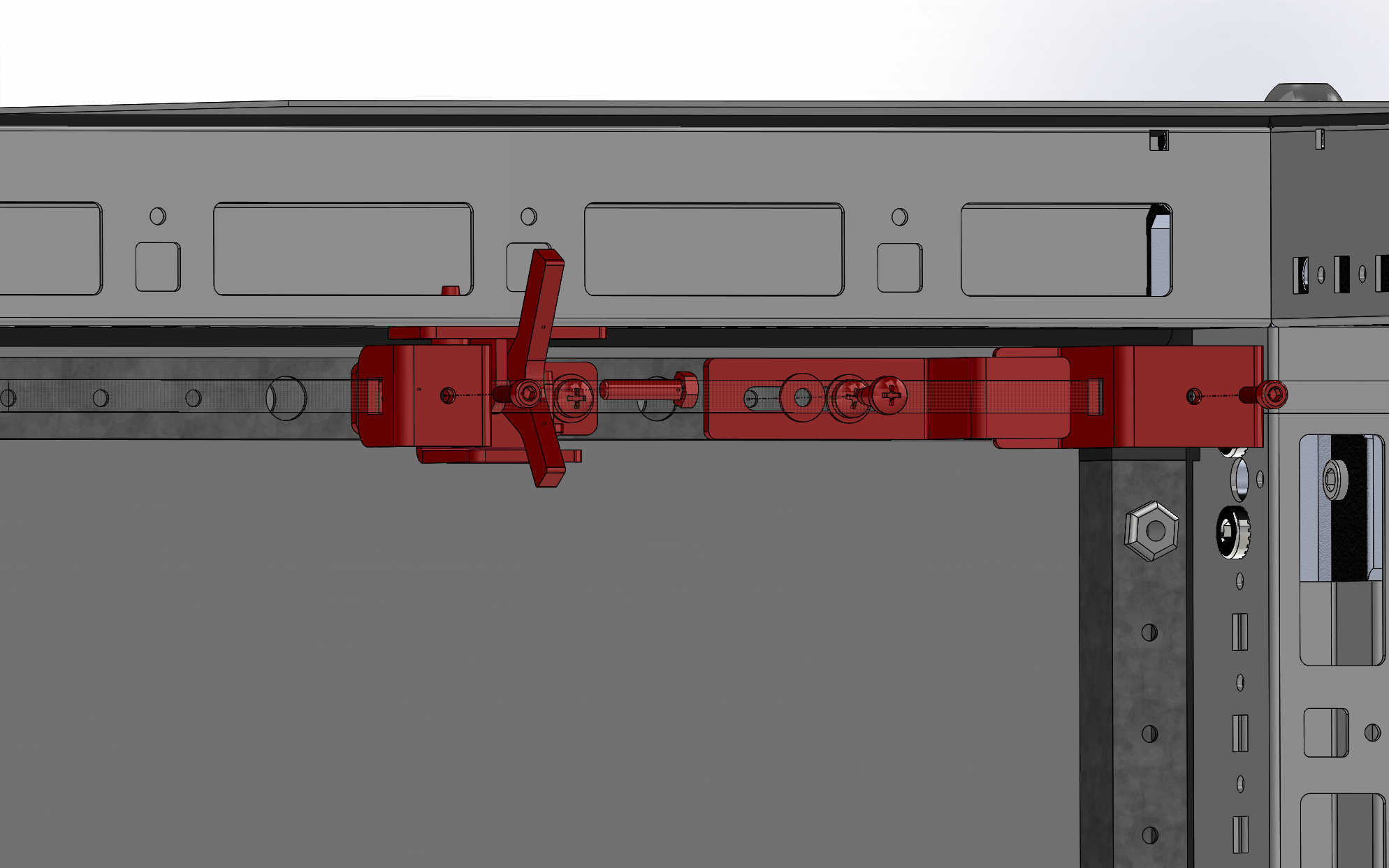 DKC EUROPE - Blocco porta per armadi in linea blocco porta per armadi in linea. RZBS03