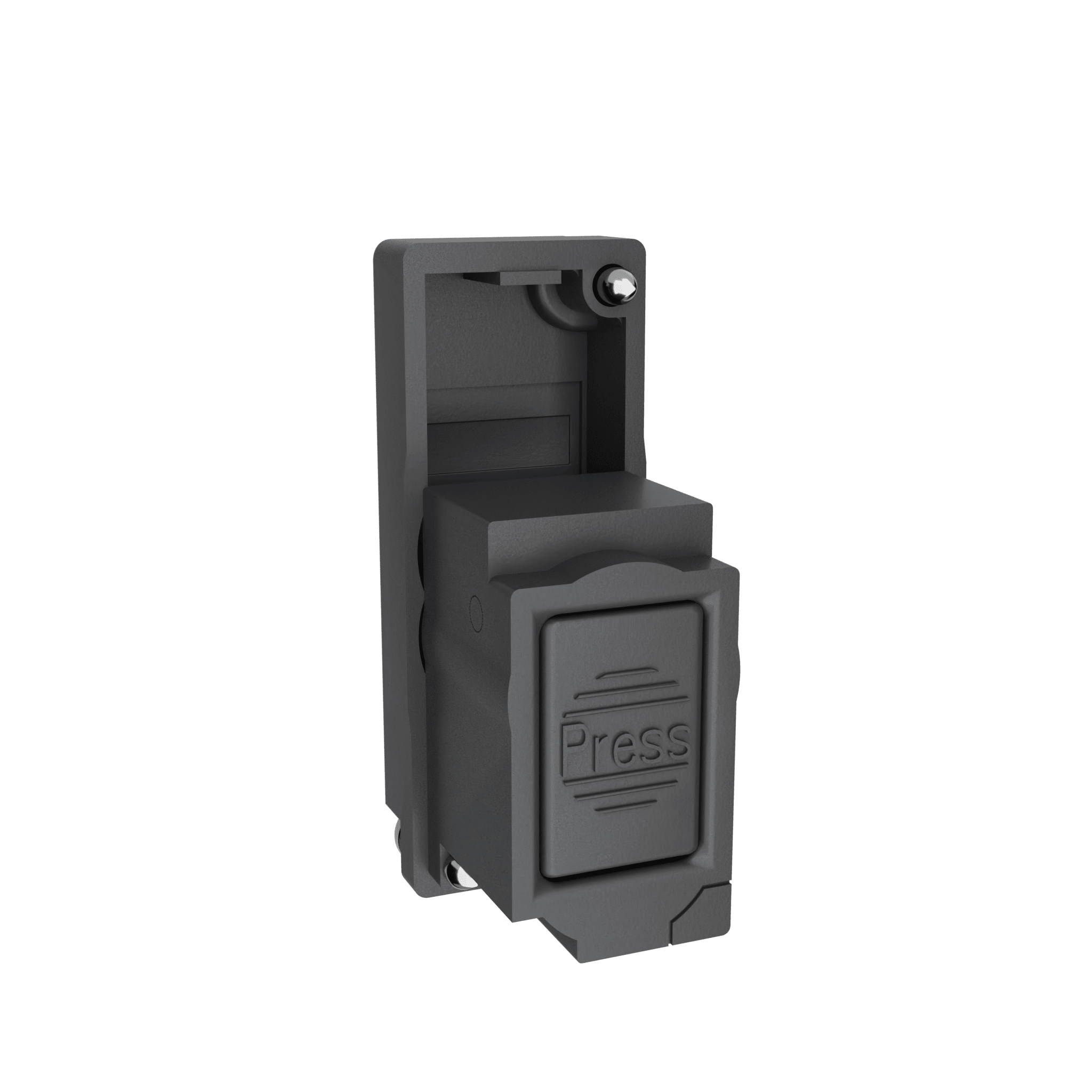 DKC EUROPE - Modulo di completamento per maniglia a leva con pulsante pulsante.