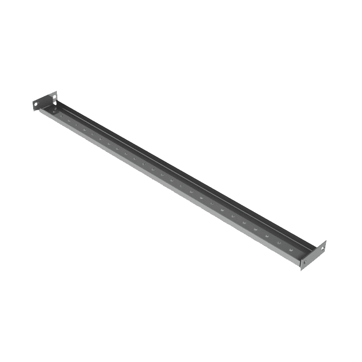 DKC EUROPE - Traversa fissaggio supporti per barre cavi sul fondo armadio largh. 400 mm conf. 4 pz L400 CONF.