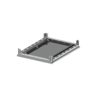 DKC EUROPE - fondo unico per armadi CQE e CAE, dimensioni 1000 x 800 mm (LxP) 1000x800