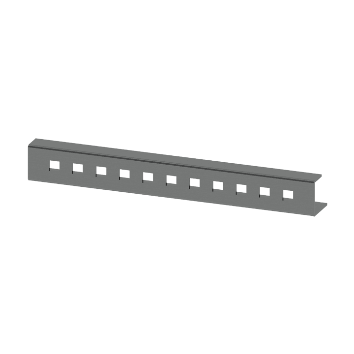 DKC EUROPE - Profilo ancoraggio cavi per armadi, larghezza 400 mm, confezione 2 pezzi (2PZ.)