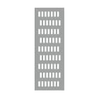 DKC EUROPE - Pannello porta connettori per armadi CQE 2000x500 mm PORTACONNETT.