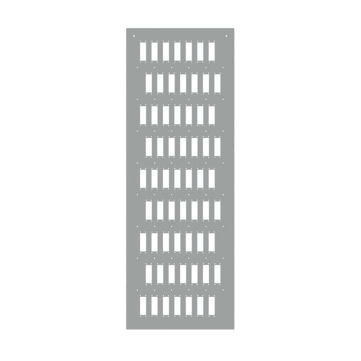DKC EUROPE - Pannello porta connettori per armadi CQE, dimensioni 2000 x 600 mm, PORTACONNETT.2000X600.