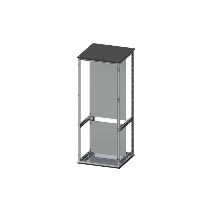 DKC EUROPE - Pannello cablaggio parziale per armadi CQE e CAE, dimensioni 1200x600 mm.