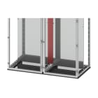 DKC EUROPE - Piastra unione per pannelli di cablaggio a inserimento frontale per armadi CQE, altezza 1400 mm - Piastra cablaggio interm. 1400