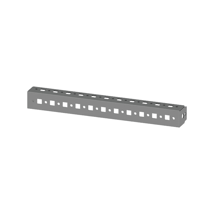 DKC EUROPE - Traversa frontale forata interna 30 mm per armadi CQE, larghezza 800 mm, confezione 4 pezzi TRAVERSA FRONTALE 800 (4 PZ.)