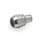 DKC EUROPE - Raccordo metallico tubo rigido 16 mm tubo flessibile con treccia metallica AD12 RACC.METALLICO T.RIG.16 T.FLESS.RIVL 12.