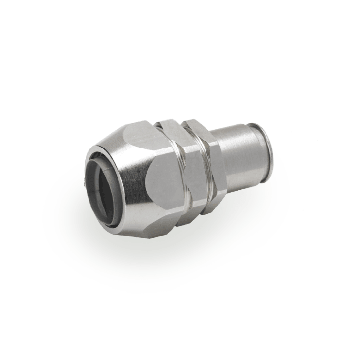 DKC EUROPE - Raccordo metallico tubo rigido 16 mm tubo flessibile con treccia metallica AD16 RIVA 16.