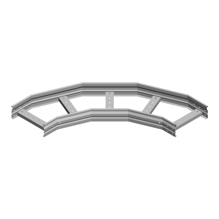 DKC EUROPE - w5 curva piana 90 500x100 r=300 sp.1,2 ix4