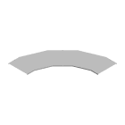 DKC EUROPE - w5 coperchio curva piana 90 base 300 sp 1 ix4.