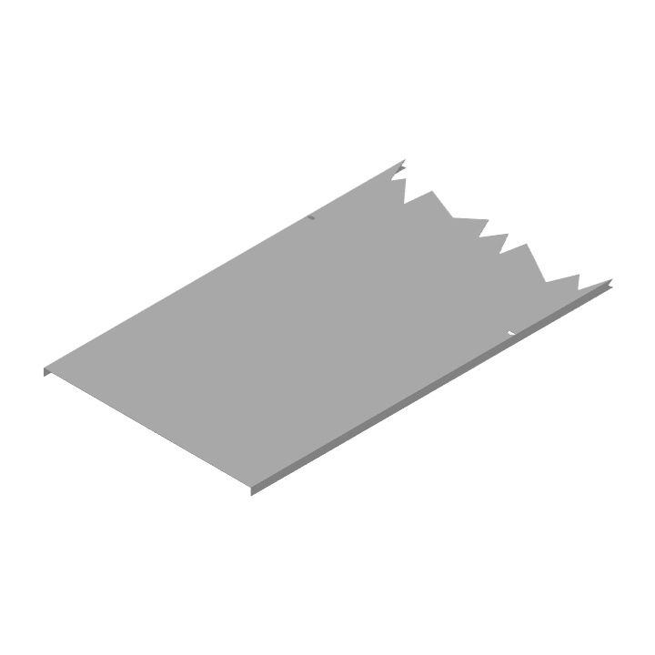 DKC EUROPE - W5 coperchio elemento rettangolare base 500 mt 2 spessore 1,5 HDZ.