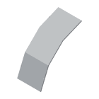 DKC EUROPE - w5 coperchio curva discesa 90 base 300 r6 sp 1 hdz b.300