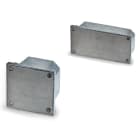 DKC EUROPE - Serie PP - Pozzetto in alluminio da incasso/parete, IP55, dimensioni 98 x 98 x 56 mm (BxAxP)