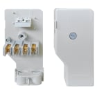 DKC EUROPE - Serie MGN - Morsettiera da incasso palo a doppio isolamento, 4 poli, 1 fusibile, feritoia 45x186 mm