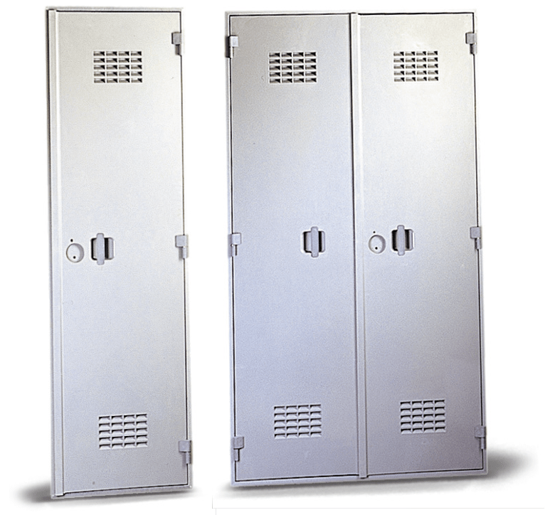 DKC EUROPE - Serie PV - Porta per cabine MT, 2 ante, senza serratura