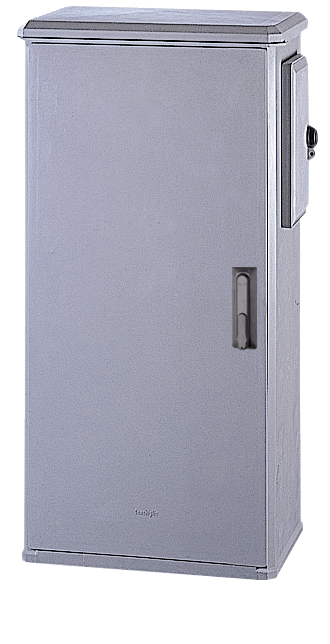 DKC EUROPE - Serie CVHP - Armadio in vetroresina a 2 vani, con GMI a lato, dimensioni 720 x 1394 x 450 mm (BxAxP)