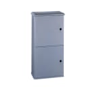 DKC EUROPE - Serie CVHP - Armadio in vetroresina a 2 vani, senza serratura, dim. 720 x 1394 x 450 mm (BxAxP)