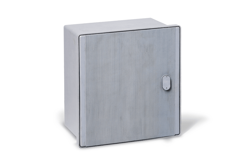 DKC EUROPE - Serie CPRT - Cassetta per contatori trifase con coperchio rigato, s/serratura, conforme ENEL DS4556