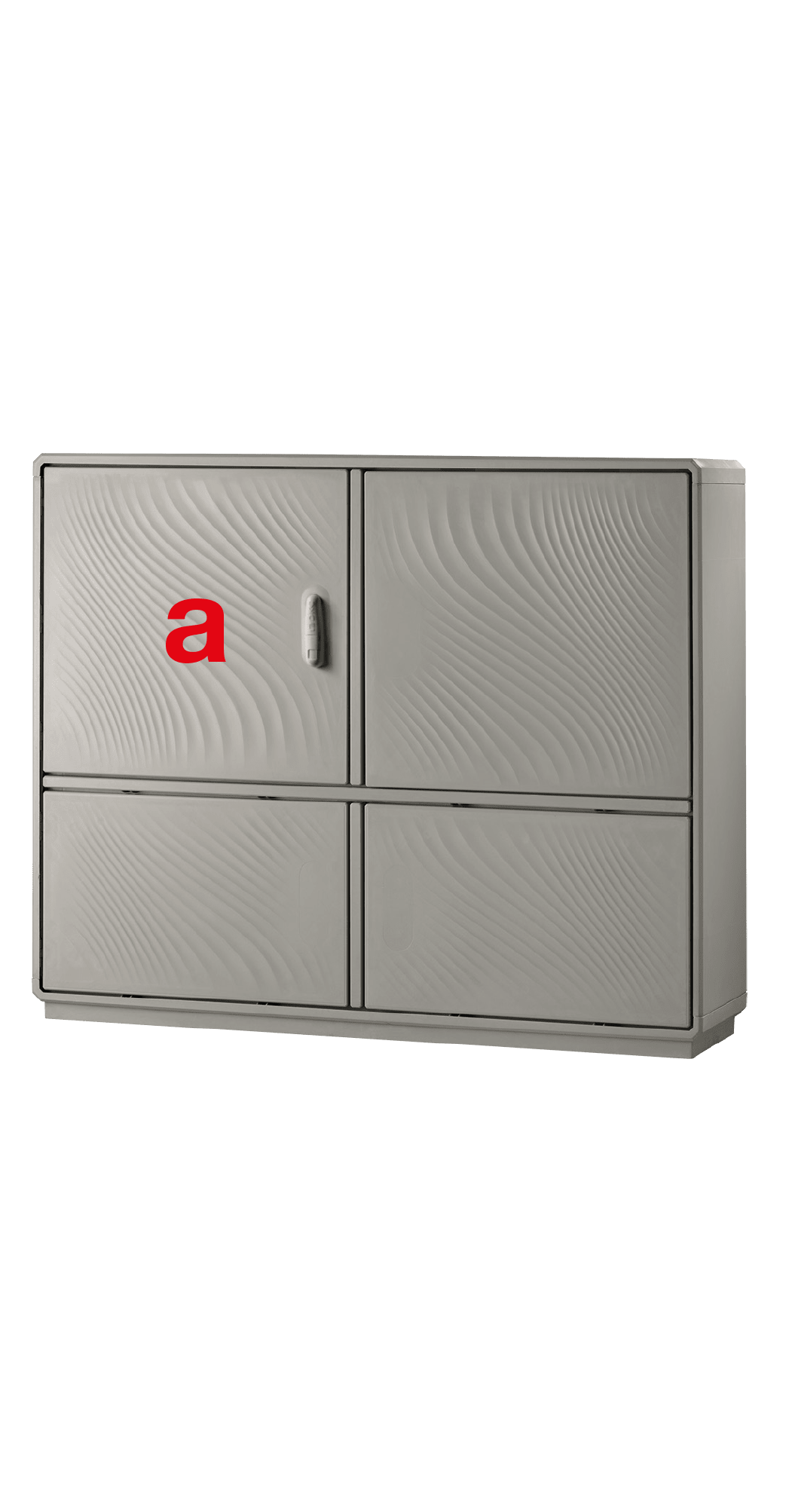 DKC EUROPE - Serie GRAFI 12 - Armadio in vetroresina, 1 vano + zoccolo, IP55, dim. 1390 x 1150 x 460 mm (AxBxP)