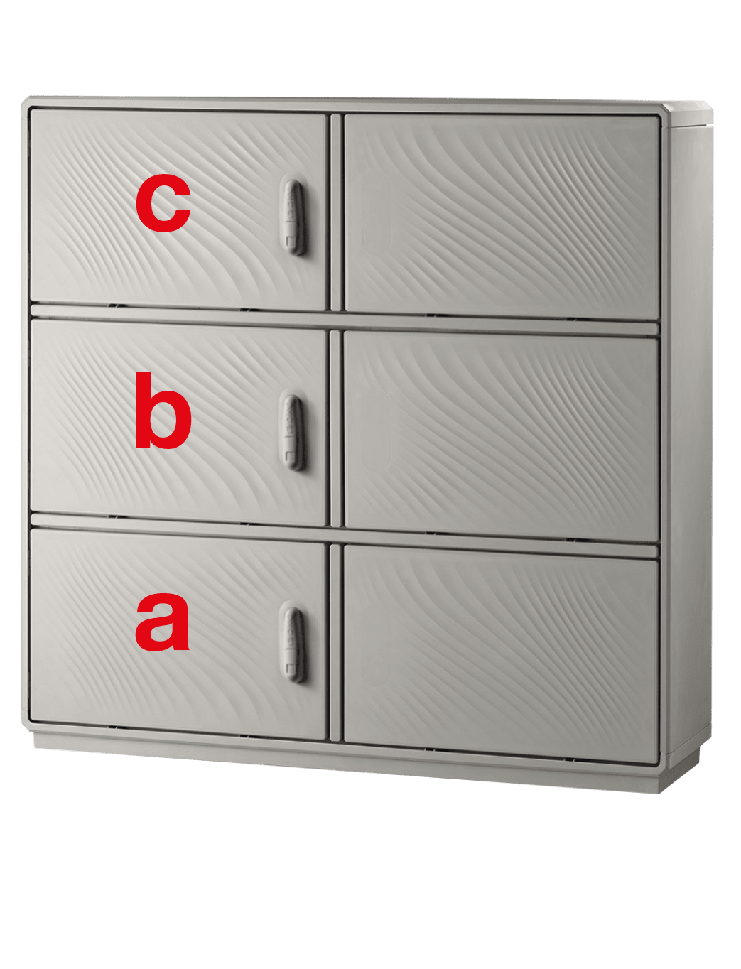 DKC EUROPE - Serie GRAFI 12 - Armadio in vetroresina, 3 vani, IP55, dimensioni 1390 x 1150 x 460 mm (AxBxP)