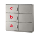DKC EUROPE - Serie GRAFI 12 - Armadio in vetroresina, 3 vani, IP55, dimensioni 1390 x 1150 x 460 mm (AxBxP)