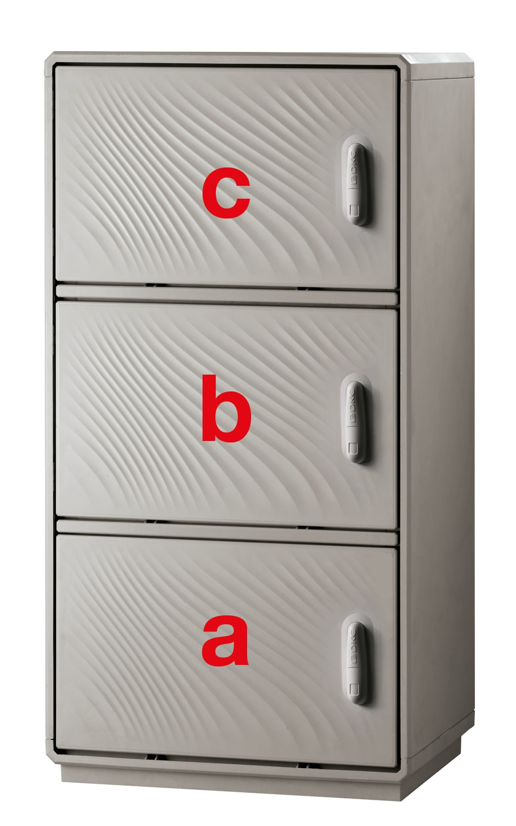 DKC EUROPE - Serie GRAFI 5 - Armadio in vetroresina, 3 vani, IP55, dimensioni 1120 x 580 x 460 mm (AxBxP)