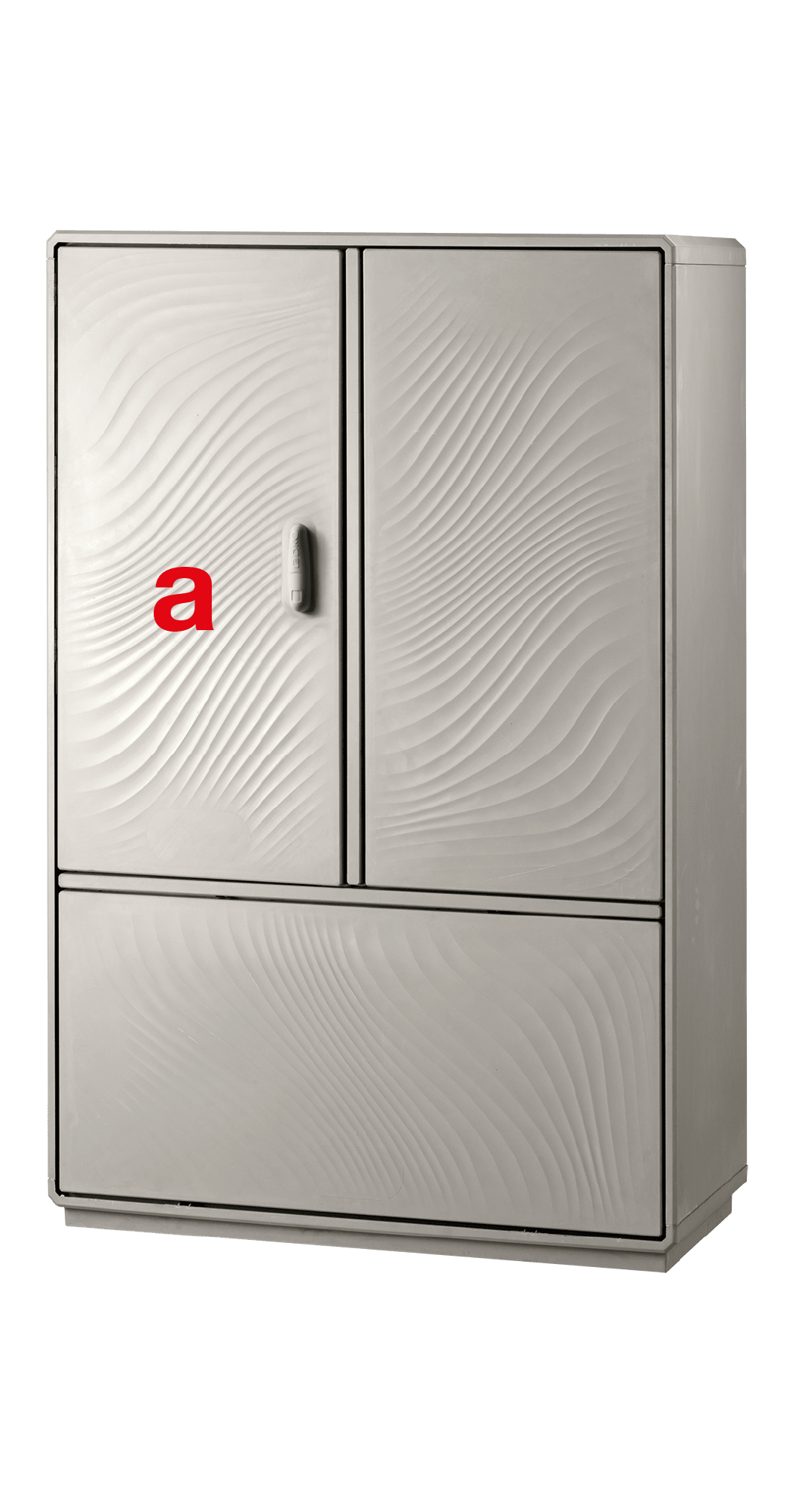 DKC EUROPE - Serie GRAFI 9 - Armadio in vetroresina, 1 vano + zoccolo, IP55, dim. 1840 x 910 x 330 mm (AxBxP)