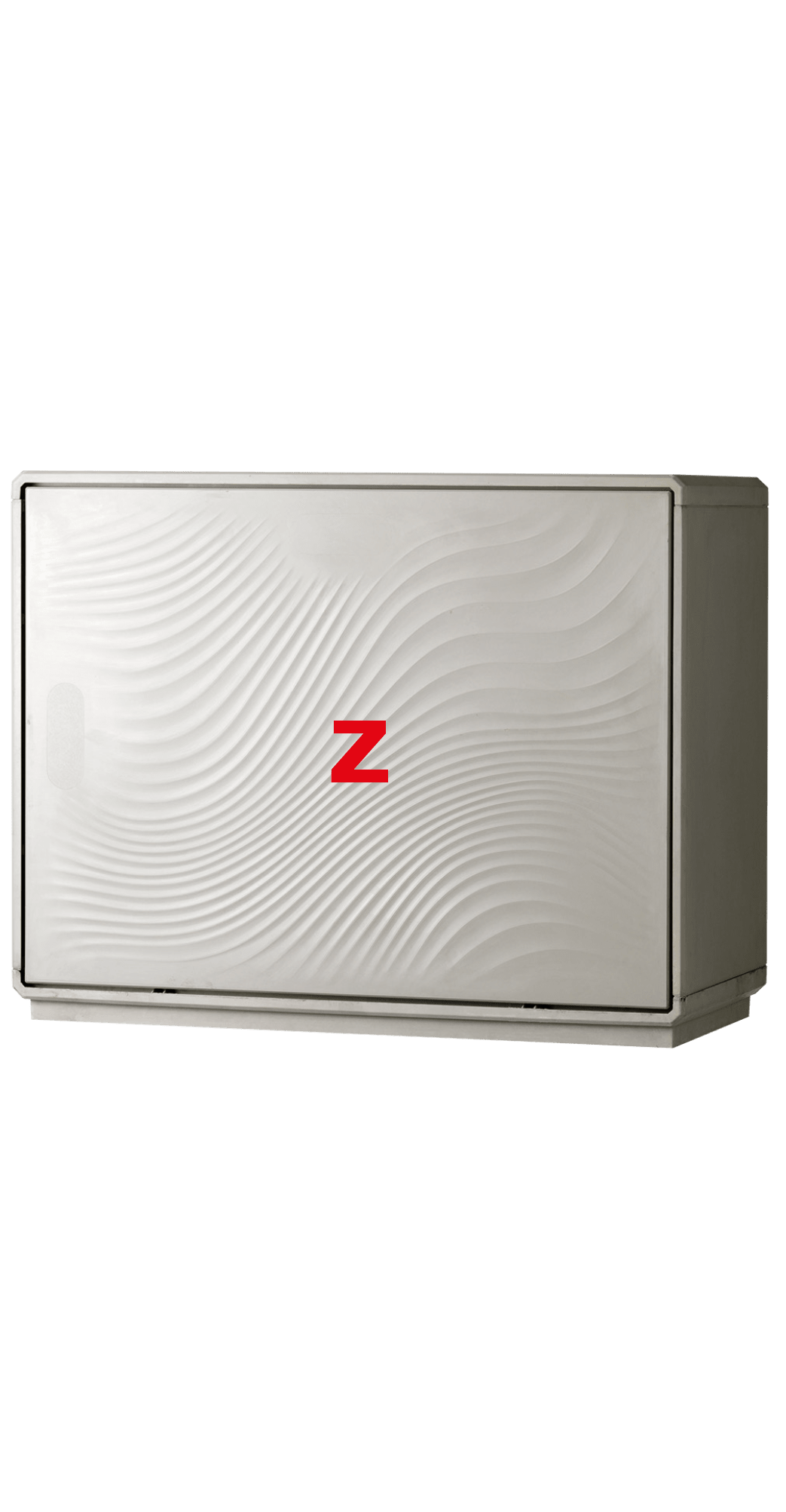 DKC EUROPE - Serie GRAFI 9 - Zoccolo per armadio in vetroresina, IP55, dimensioni 715 x 910 x 460 mm (AxBxP)