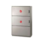 DKC EUROPE - Serie GRAFI 9 - Armadio in vetroresina, 2 vani + zoccolo, IP55, dim. 1840 x 910 x 460 mm (AxBxP)
