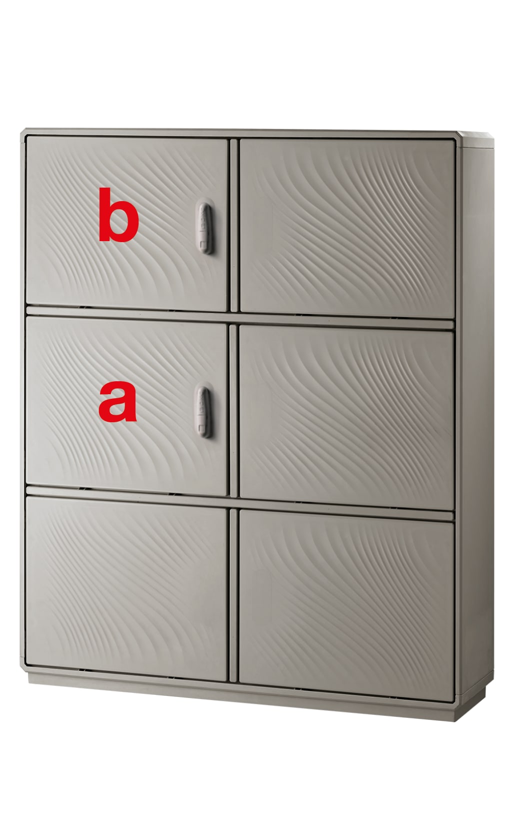 DKC EUROPE - Serie GRAFI 12 - Armadio in vetroresina, 2 vani + zoccolo, IP44, dim. 1840 x 1150 x 460 mm (AxBxP)